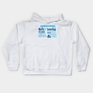 Wee at Work Infographic Kids Hoodie